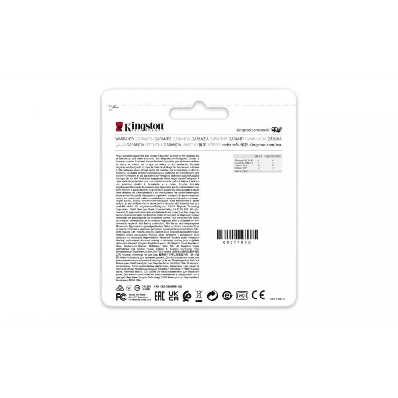 Kingston DataTraveler Exodia Onyx 64GB USB 3.2 Flash Drive