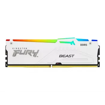 Kingston FURY Beast White RGB EXPO 32GB DDR5-6400 CL32 DIMM Memory Module