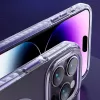 Kingxbar PQY Ice Crystal Series Magnetic Case for iPhone 14 Pro MagSafe Pink and Blue