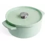 KitchenAid Enamelled Cast Iron Dutch Oven 22 cm, Pistachio