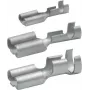 Klauke 18201A Uninsulated Female Spade Terminal 0.5-1.0 mm², 6.3 mm Tab, Crimp, E-Cu Tin-Plated, DIN 46247, Pack of 100