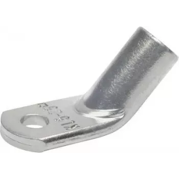 Klauke 46R1245 Tubular Cable Lug 45° M12 50 mm², Tin-Plated Copper, Crimp Connection, 1 Piece