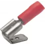 Klauke 720AZ Flat Receptacle with Tap, Tab Width 6.3 mm, Tab Thickness 0.8 mm, 180°, Crimp, 0.5-1.5 mm², Uninsulated