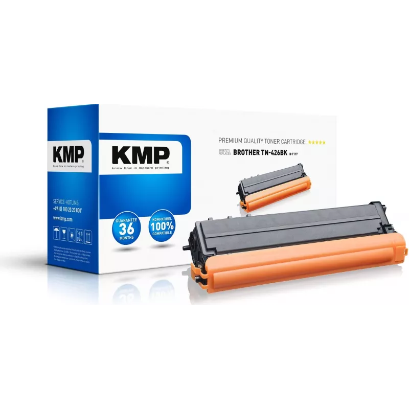 KMP B-T117 Black Compatible Toner Cartridge (Alternative to Brother TN426BK) for Brother HL-L8360CDW, MFC-L8900CDW