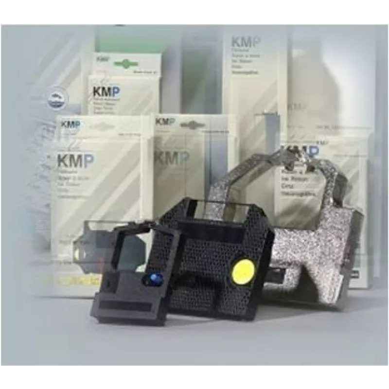 KMP Black Nylon Fabric Ribbon Cartridge for Epson LQ 800, MX 80 - 12.7 mm x 16 m 0633,0501