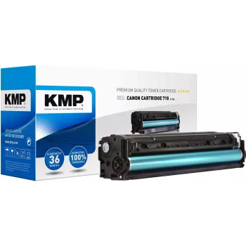 KMP C-T22 Yellow Compatible Toner Cartridge (Replaces Canon 718) - 2900 Pages - for Canon Color Imageclass LBP-7660, MF-8380, i-SENSYS LBP-7200C, 7200CDN, 7200CN, MF-8330CDN, 8350CDN