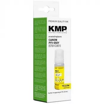 KMP Cartridge Canon PFI050Y (5701C001) Yellow Compatible