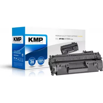 KMP H-T233 Compatible Toner Cartridge Black High Yield for HP LaserJet Pro 400 M401a/M401d/M401dn/M401dne/M401dw MFP M425dn/M425dw - Replaces HP 80A (CF280A)
