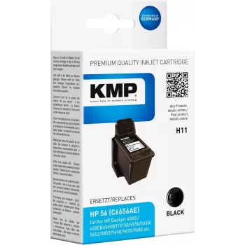 KMP H11 Compatible Ink Cartridge Black 19 ml for HP 56 C6656AE