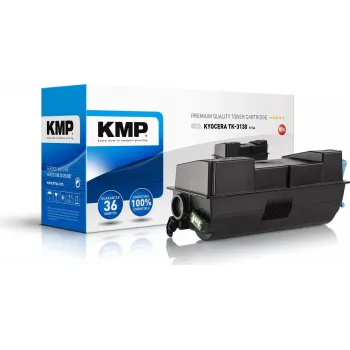 KMP K-T64 Black Compatible Toner Cartridge (Alternative to Kyocera TK-3130) for Kyocera ECOSYS M3550, M3560, FS-4200, FS-4300