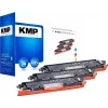 KMP PRINTTECHNIK KMP MULTIPACK H-T149CMY 3-Pack Compatible Toner Cartridges (Cyan, Magenta, Yellow) for HP Color LaserJet CM2320/CP2025 Series - Replaces HP 126A 1226,0030