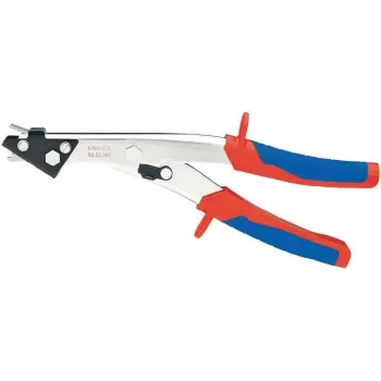 KNIPEX Sheet Metal Nibbler 90 55 280 - 280 mm, Cuts Steel up to 1.2 mm, Copper/Aluminium up to 1.7 mm, Plastic up to 2.0 mm