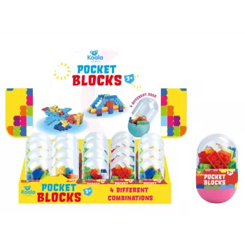Koala Games G2665 Pocket Blocks (Random) - Mini Building Blocks Surprise Pack