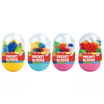 Koala Games G2665 Pocket Blocks (Random) - Mini Building Blocks Surprise Pack