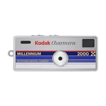 KODAK Charmera Keychain Digital Camera Millenium, 0.3 MP VGA, Silver