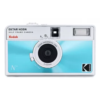 KODAK EKTAR H35N HF Film Camera Analog Camera Set with Kodak Ultramax, Blue