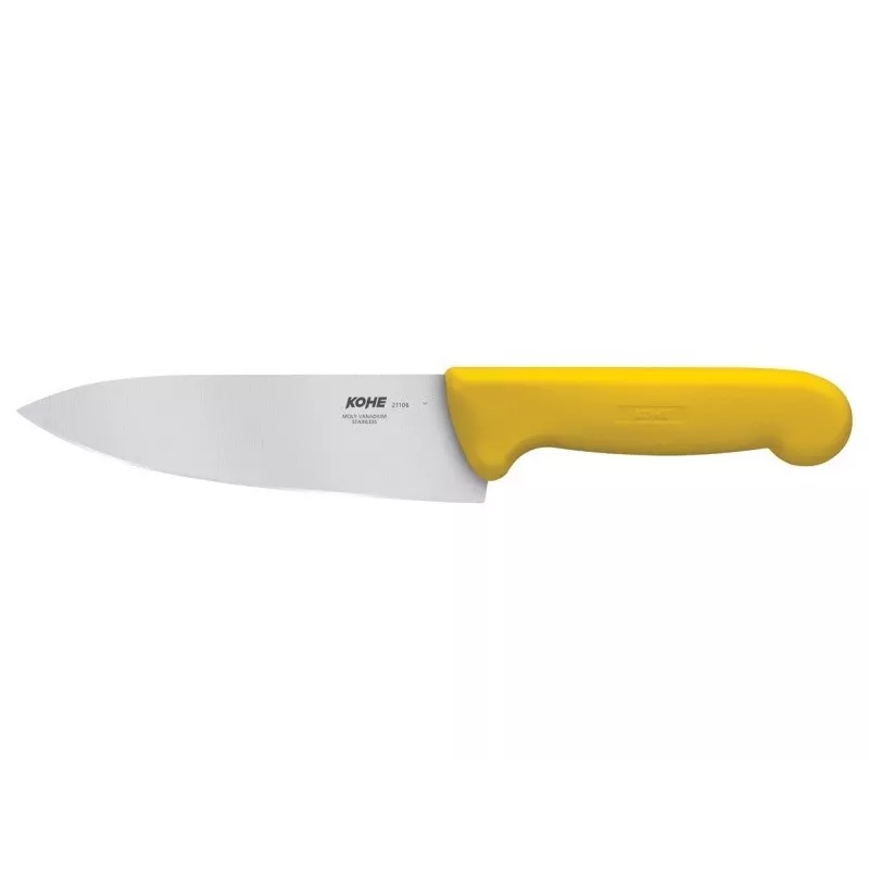 KOHE Utility Knife 163 mm, Assorted Colours, High-Carbon Stainless Steel, Food-Grade PP Handle, Dishwasher Safe