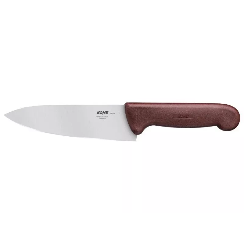 KOHE Utility Knife 163 mm, Assorted Colours, High-Carbon Stainless Steel, Food-Grade PP Handle, Dishwasher Safe