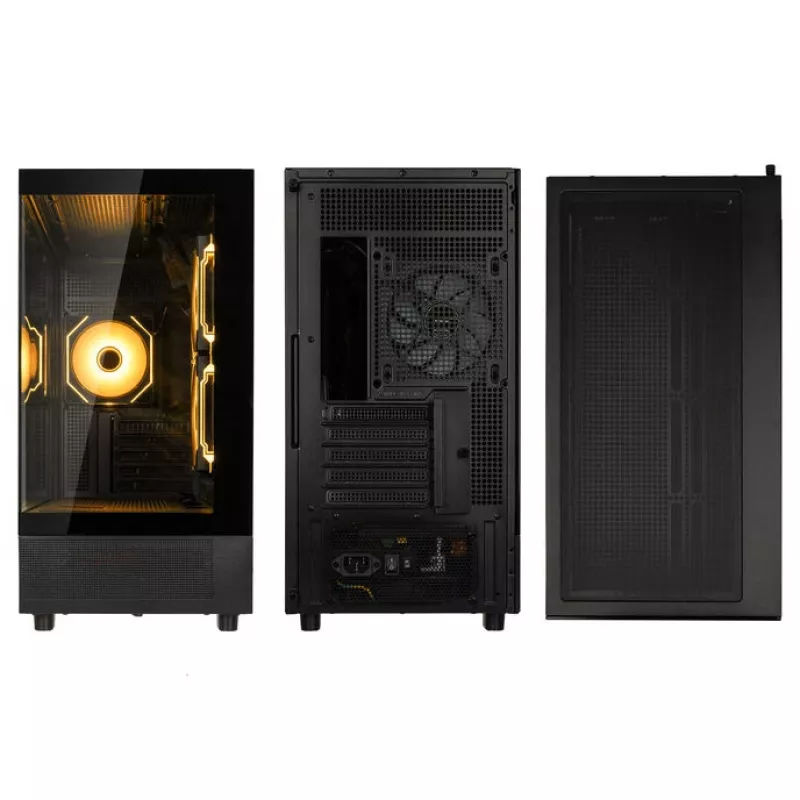 KOLINK GSI SmartAssembly ARGB Glass Micro-ATX Case - 750W Gold