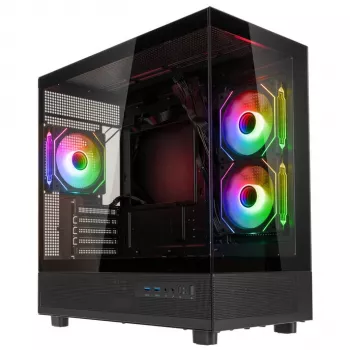 KOLINK GSI SmartAssembly ARGB Glass Micro-ATX Case - 750W Gold