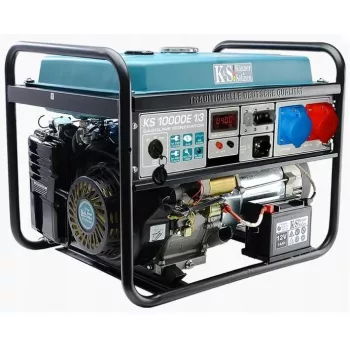 KÖNNER & SÖHNEN Petrol Generator 7.5kW 230/400V Electric Start AVR VST KS10000E1/3