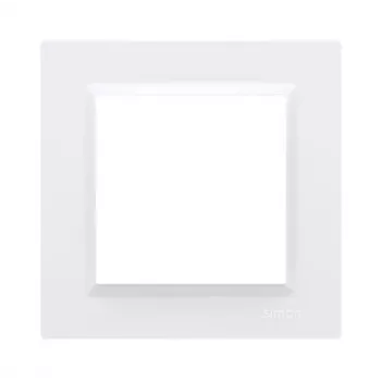 KONTAK-SIMON Simon 10 White 1-Gang Frame