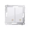 KONTAK-SIMON Simon 54 Intermediate Switch Module, White, 10AX 250V, Spring Terminals