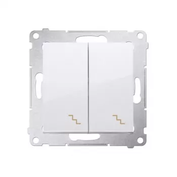 KONTAK-SIMON SIMON 54 Module White Universal Staircase Switch 2x Screw Terminals 10AX 250V
