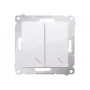 KONTAK-SIMON SIMON 54 Module White Universal Staircase Switch 2x Screw Terminals 10AX 250V