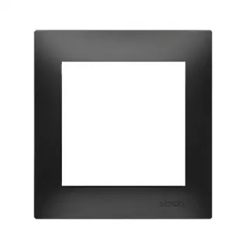 KONTAK-SIMON Simon 54 Premium Matte Black 1-Gang Frame