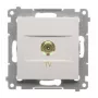 KONTAK-SIMON Simon 54 Premium TV/R/SAT Terminal Socket, White (DAK1.01/11)