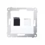 KONTAK-SIMON Simon 54 White Cat.6 UTP RJ45 Network Socket Module with Dust Cover, Flat
