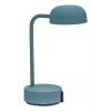 KOODUU FOKUS Rechargeable Portable LED Table Lamp - Antique Turquoise, 2700K Warm White, 3-Step Touch Dimmer, USB-C, Cordless