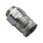 Koolance QD3 Quick Disconnect Coupling, 10mm Barb with G1/4 inch Male Thread to Quick Disconnect - Nickel