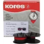 Kores G051NYSR Size 51 Nylon Calculator Ribbon, Black/Red, 13 mm x 4 m