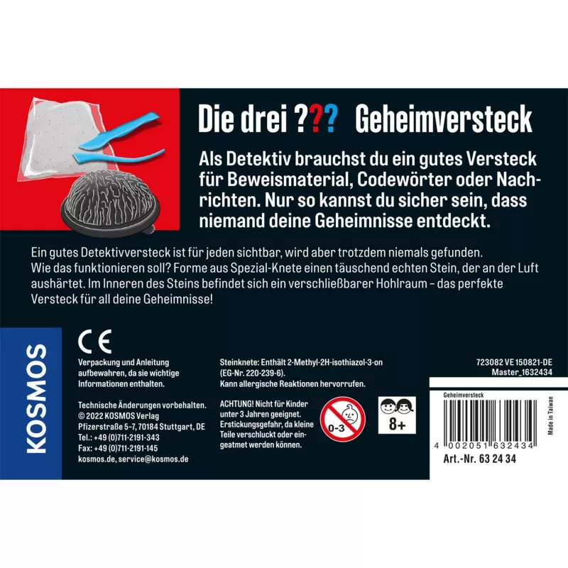 KOSMOS Die drei ??? Geheimversteck Detective Kit in Metal Tin