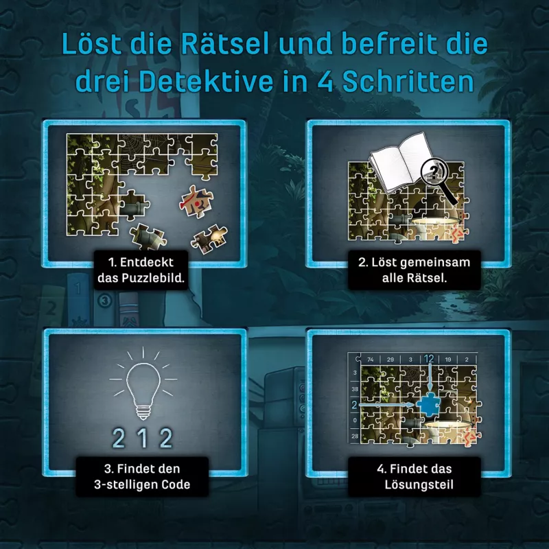 KOSMOS EXIT - Das Puzzle: Die drei ??? Toteninsel (500 Teile)
