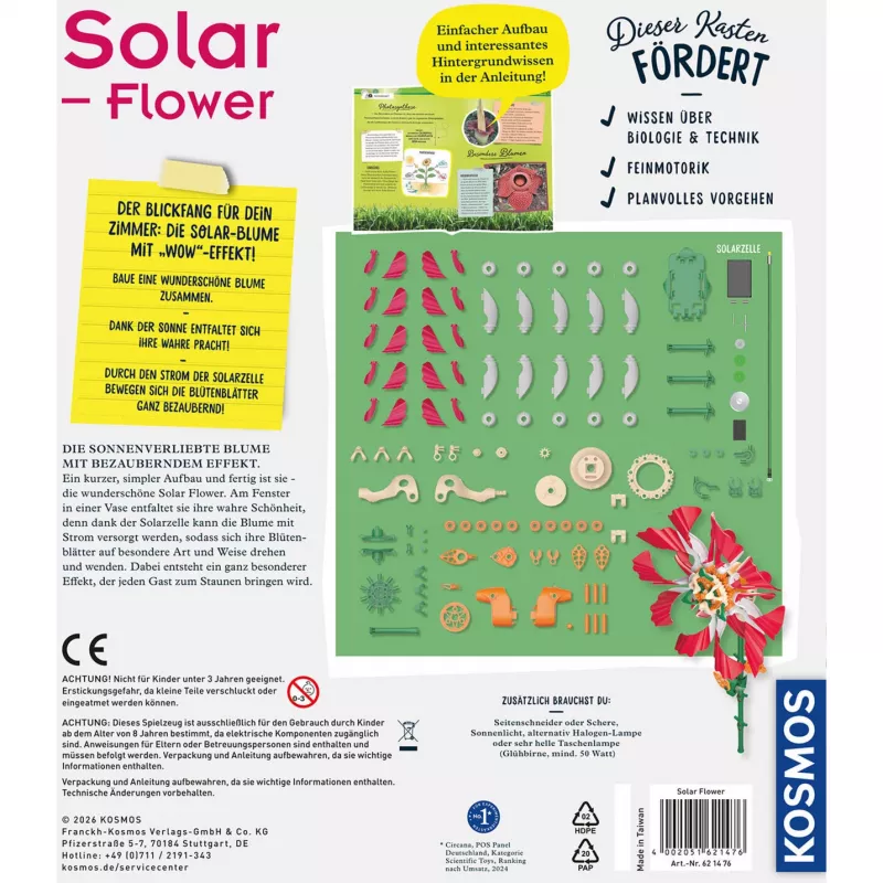 Kosmos Solar-Flower Science Experiment Kit