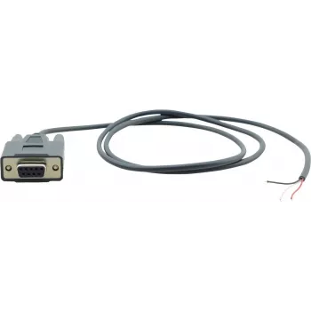 Kramer Electronics C-D9F/OPEN RS-232 Control Cable, DB9 Female to Open End, 3 m, Black 95-0210010