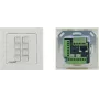 Kramer Electronics RC-208 Wired Control Panel with 8 Programmable Buttons, RS-232/RS-485/Ethernet, White