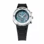 KRONOS K789.CN.5C Unisex Analog Quartz Watch 40.5mm Stainless Steel Case Black Leather Strap