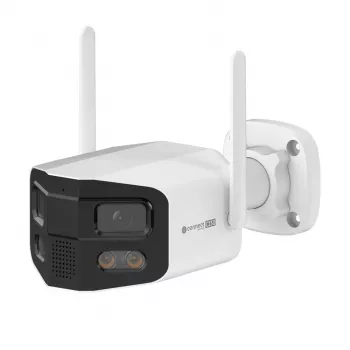 Kruger&Matz Connect C130 Outdoor Wi-Fi Pan-Tilt Camera 4MP with Tuya Smart Life, IP66, Night Vision, Two-Way Audio
