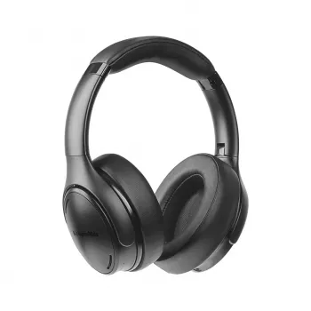 Kruger & Matz F3A Wireless Over-Ear Headphones with Active Noise Cancellation, Bluetooth 5.0, USB-C, Black