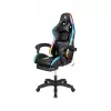 Kruger&Matz GX-150 Gaming Chair Black with 7-Point Massage and RGB LED