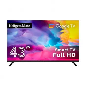Kruger&Matz KM0243FHD-G2 43 inch Full HD Google TV with DVB-T2/S2/T/C H.265 HEVC