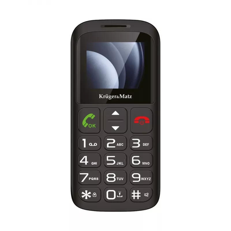 Kruger&Matz Simple 923 4G GSM Mobile Phone for Seniors - Black