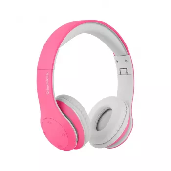 KRUGER & MATZ Street Kids Wireless Over-Ear Headphones for Children, Pink
