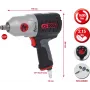 KS TOOLS 1/2 inch MONSTER High-Performance Pneumatic Impact Wrench, 1690 Nm (515.1210)