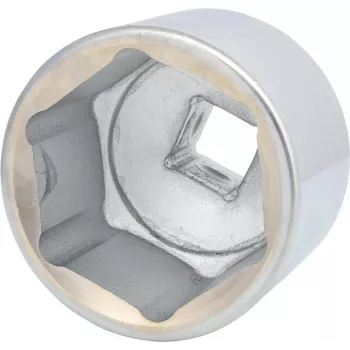 KS TOOLS 1 inch Drive 70mm Classic Hex Socket, Short, Chrome Vanadium 911.1070