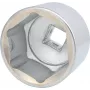 KS TOOLS 1 inch Drive 70mm Classic Hex Socket, Short, Chrome Vanadium 911.1070